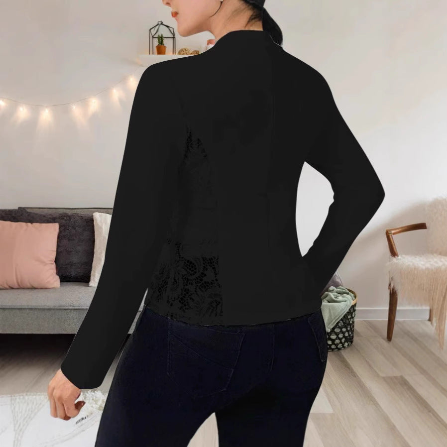 Elegant blazer jacket for women with lace and modern cut Lune London