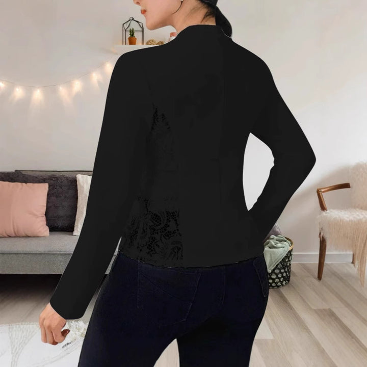 Elegant blazer jacket for women with lace and modern cut Lune London