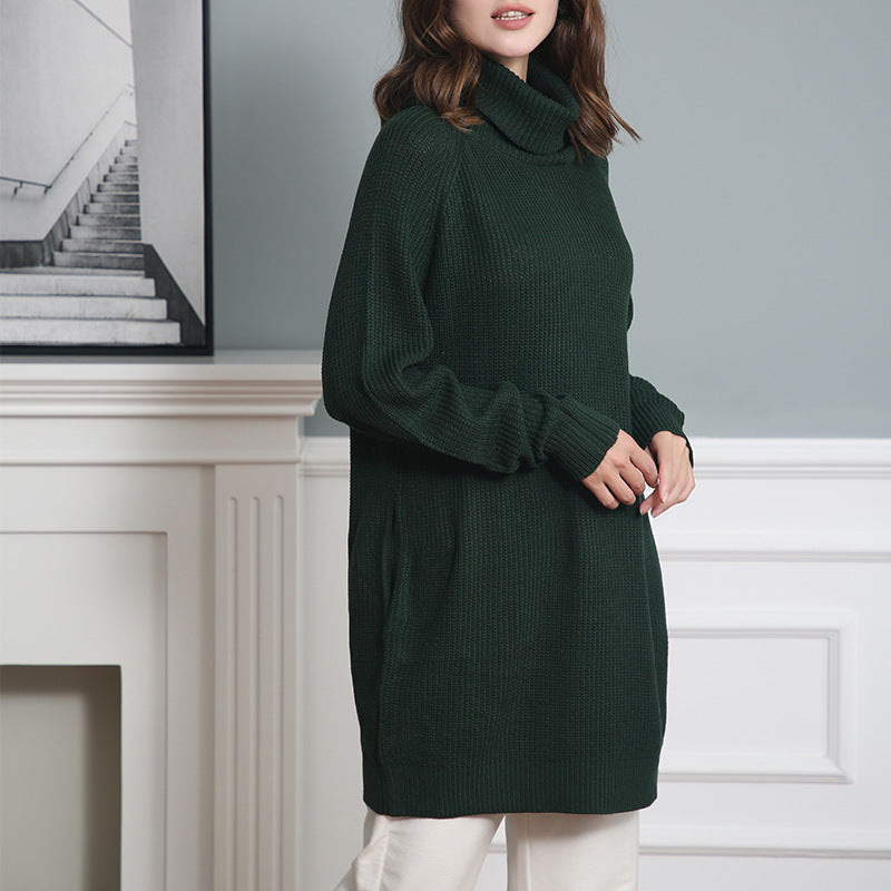 Ladies Cozy Turtleneck Pullover in Soft Knit Lune London
