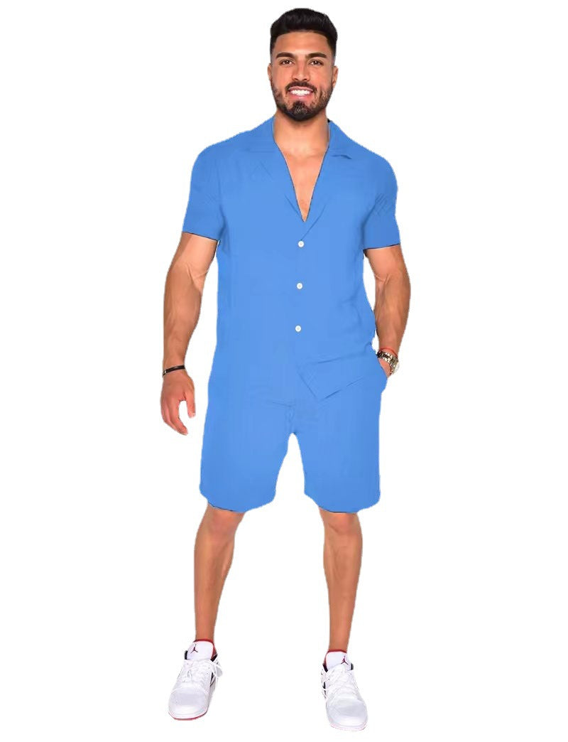 Short Sleeve Shirt for Men Set Lune London