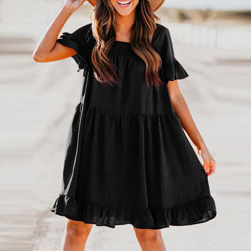 Lune London tiered ruffle dress for women