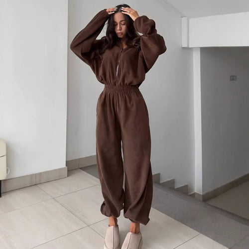 Lune London | Women Comfortable and Stylish Fleece Jumpsuit