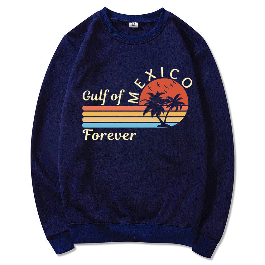 Sweat-shirt femme avec design graphique tropical et imprimé moderne Chic & Stil