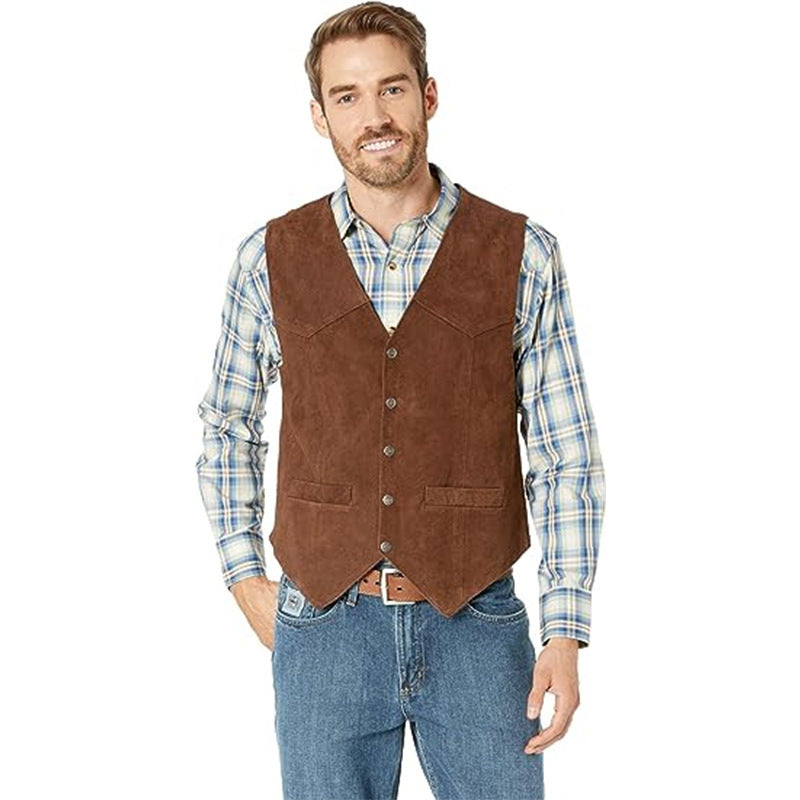 Elegant suede jacket for men with practical pockets and classic fit Lune London