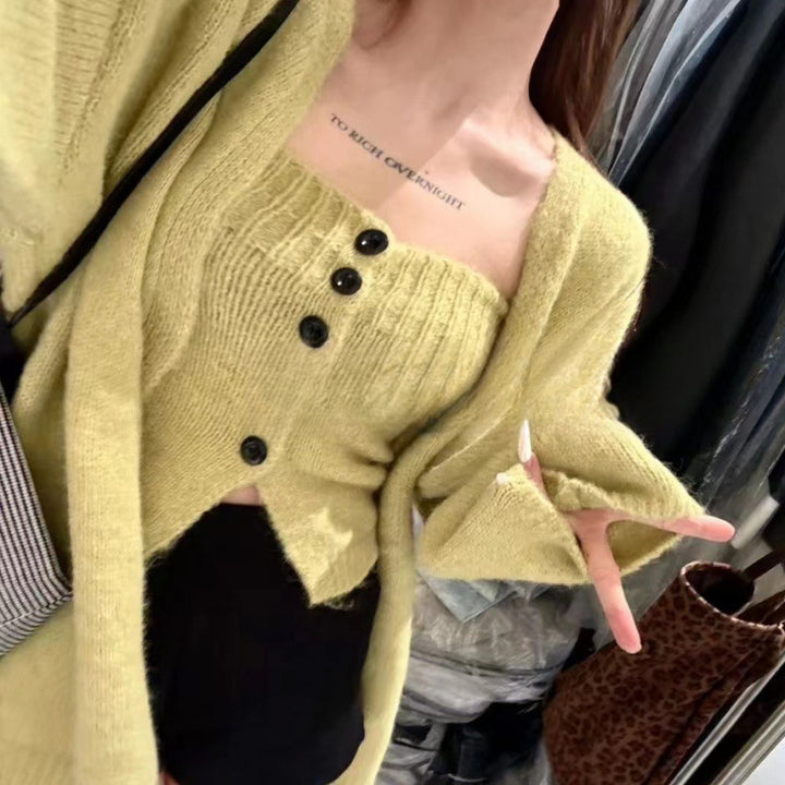 Gilet pour femmes avec détails de boutons et coupe ample Chic & Stil