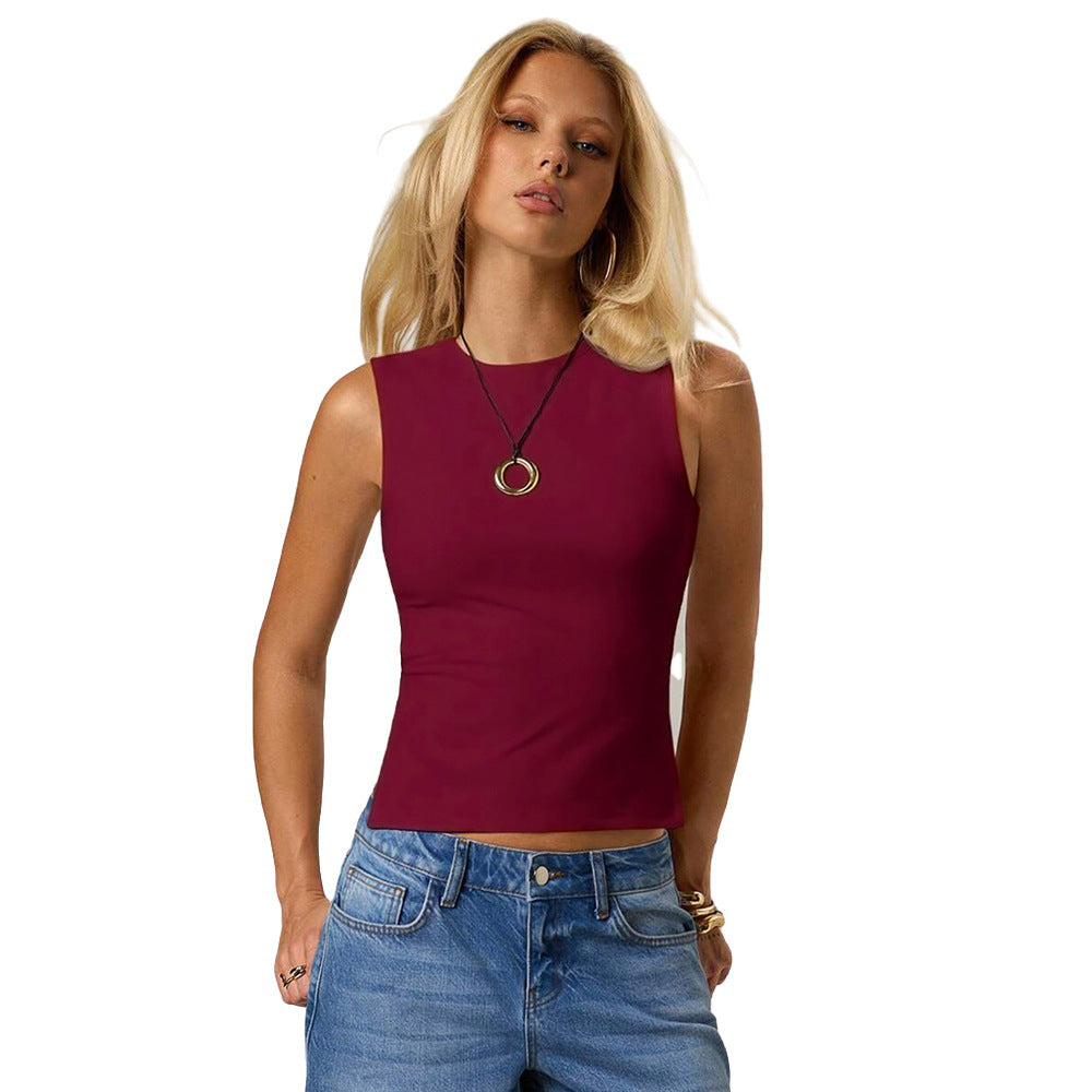 Débardeur ajusté pour femmes avec décolleté élégant et bretelles réglables Chic & Stil
