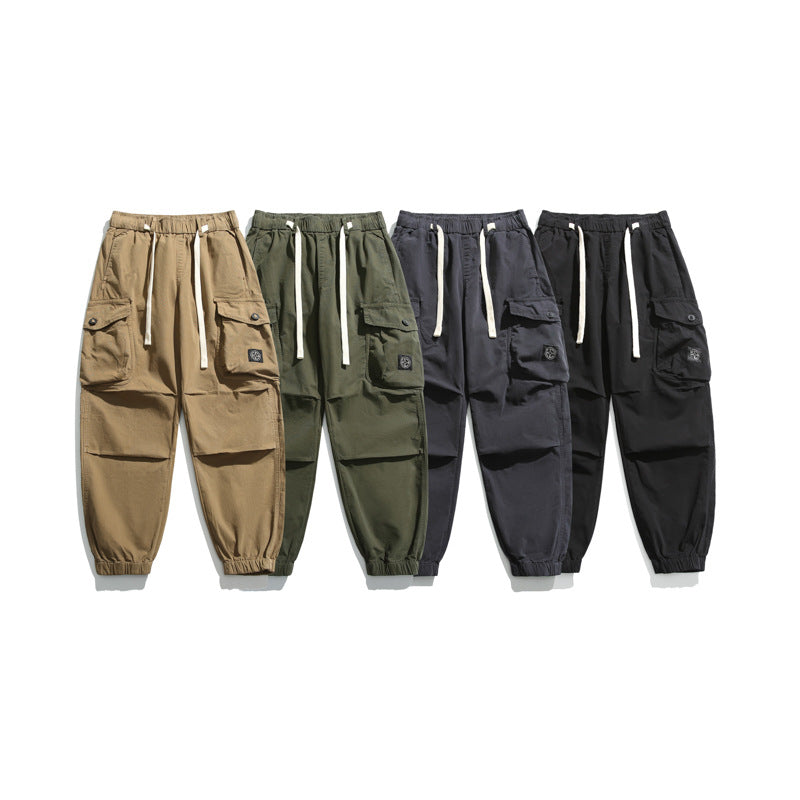 Pantalon cargo pour homme avec taille élastique et de nombreuses poches Chic und Stil