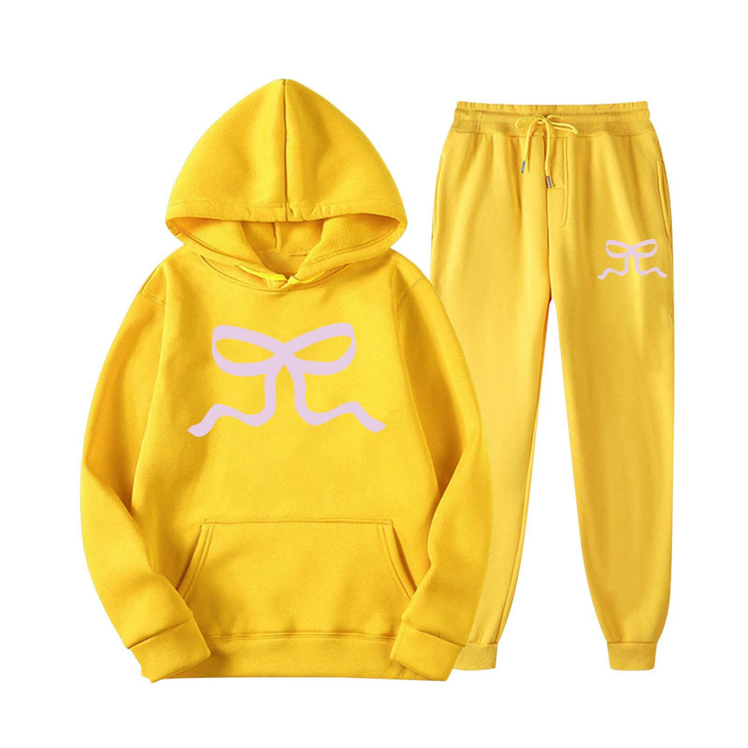 Ensemble de sweat à capuche décontracté et de pantalon de jogging pour femmes Chic & Stil