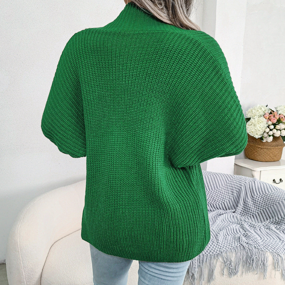 Casual knit cardigan for women with a deep V-neck and an oversized silhouette Lune London