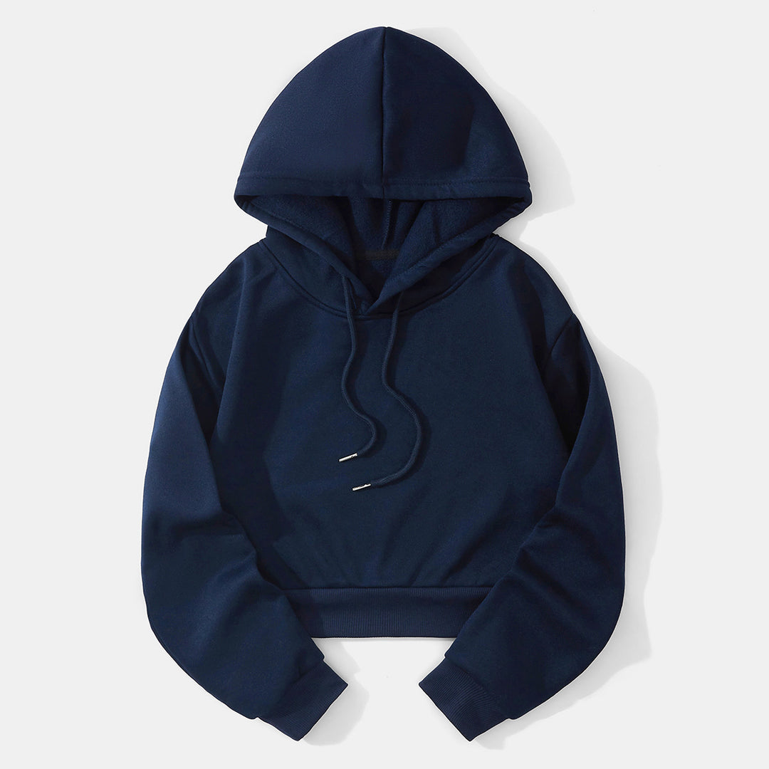 Lune London Casual Cropped Hoodie for Women