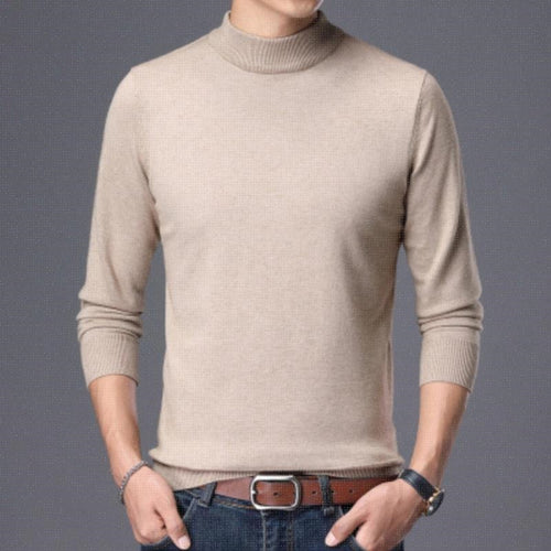 Men's High Quality Fine Knit Turtleneck Sweater Lune London
