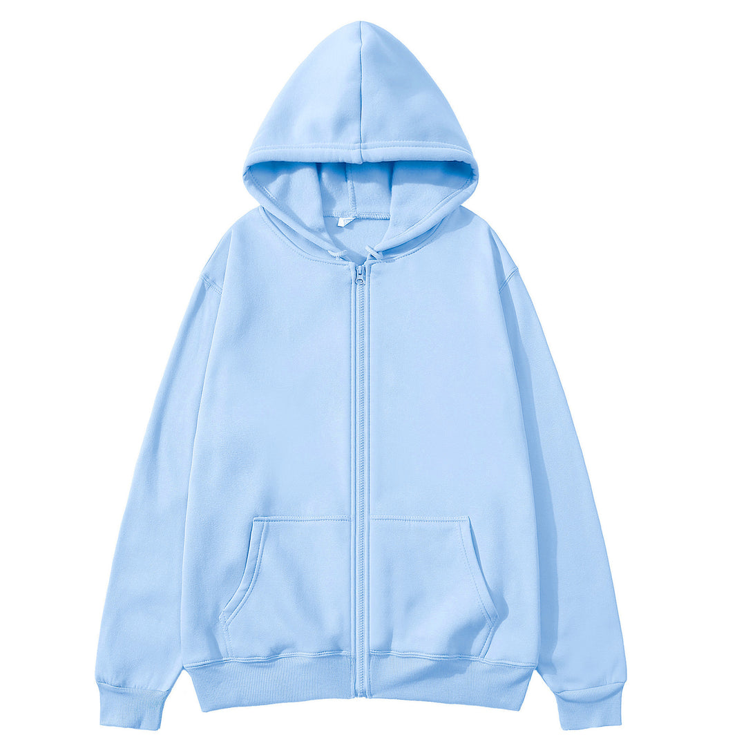 Hooded jacket for women with full zipper and practical front pockets Lune London