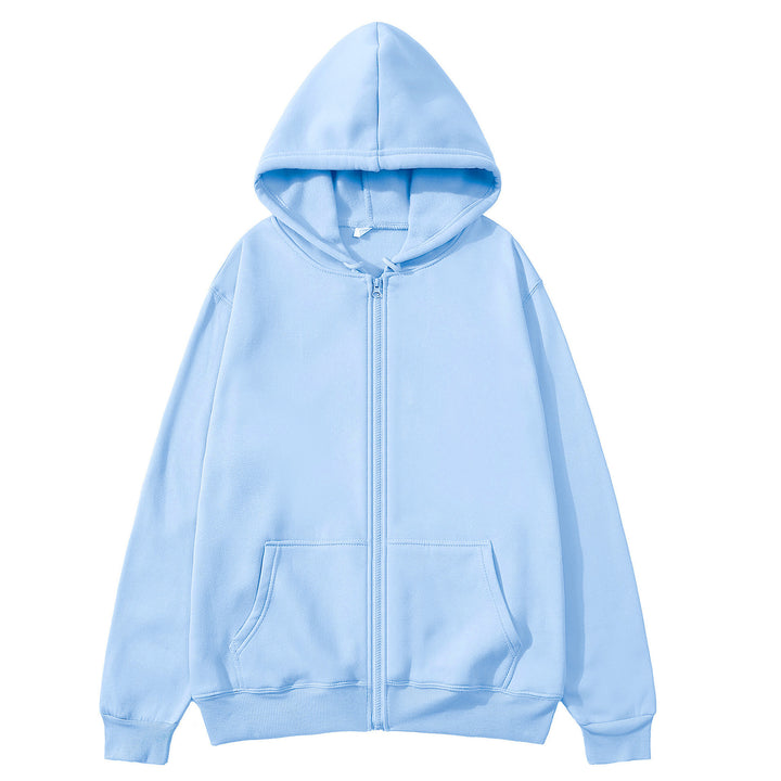 Hooded jacket for women with full zipper and practical front pockets Lune London