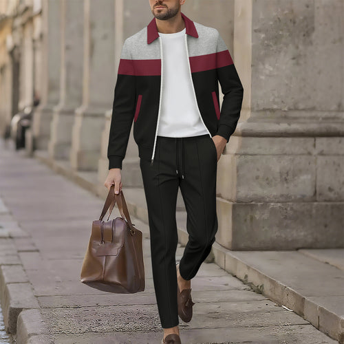 Men's sports tracksuit set with breathable material and functional pockets Lune London