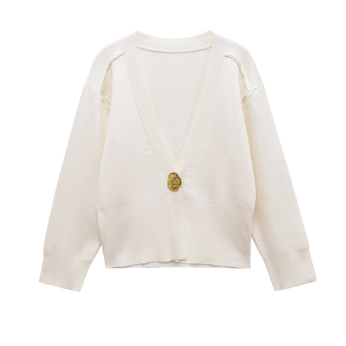 Women casual cardigan with stylish button details Lune London