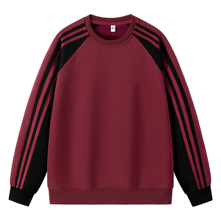 Sporty raglan sweatshirt for men with multicolored accents Lune London
