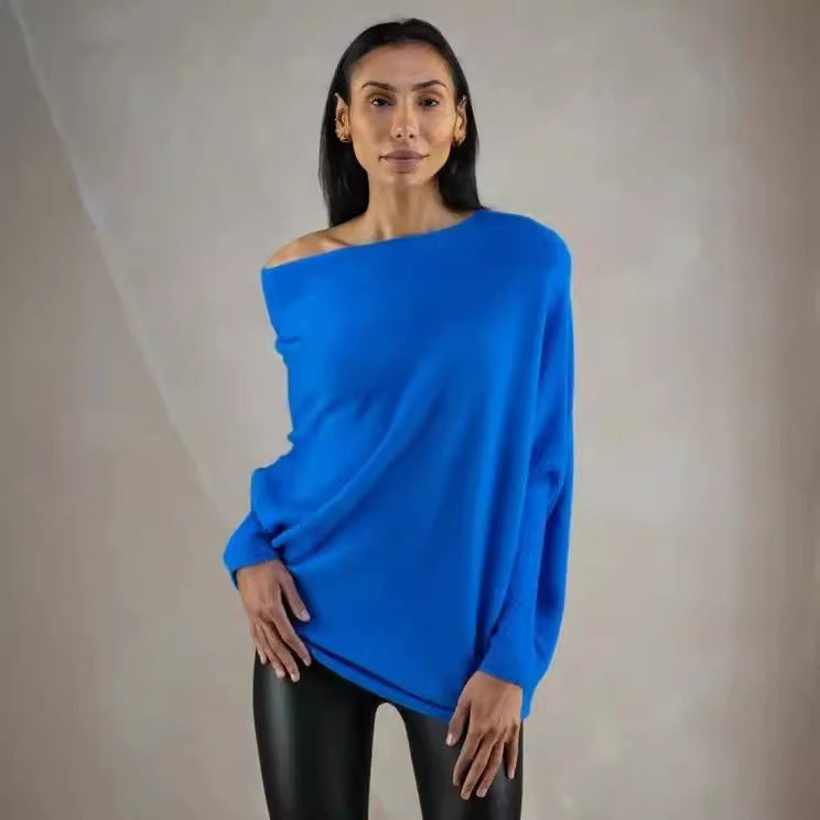 Women Oversized Casual Knit Sweater Lune London