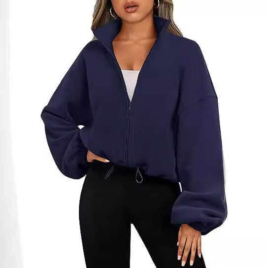 Ladies Comfortable Fleece Hoodie Lune London