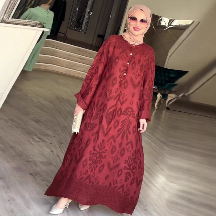 Women's Maxi Dress with fine Chic pattern and Style
