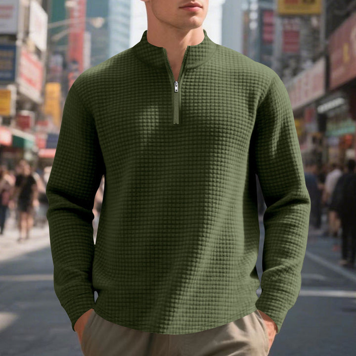 Functional sweater for men with high neck Lune London
