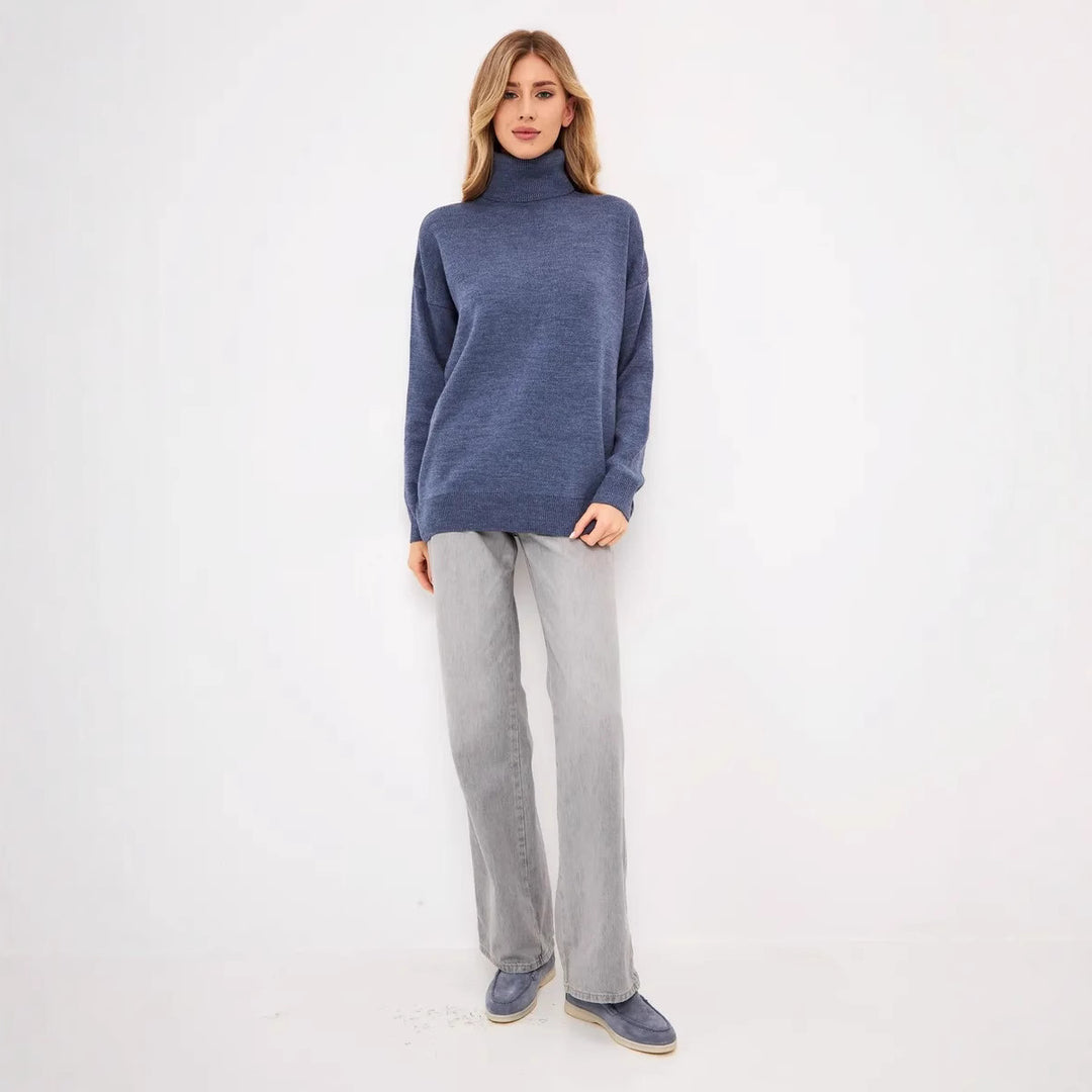 Ladies High Quality Turtleneck Sweater Lune London