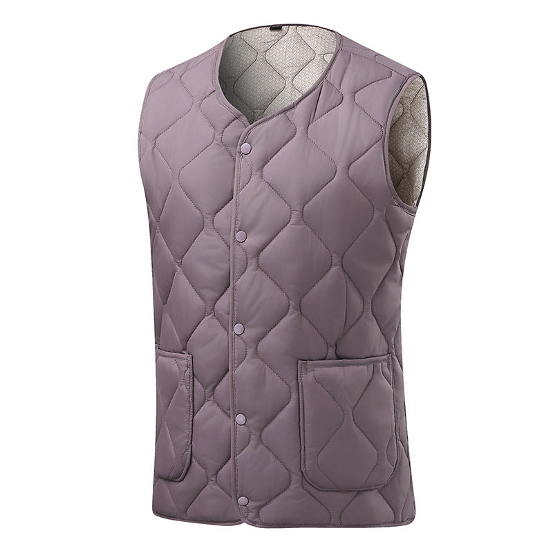 Ladies quilted gilet with large pockets and trendy cut Lune London