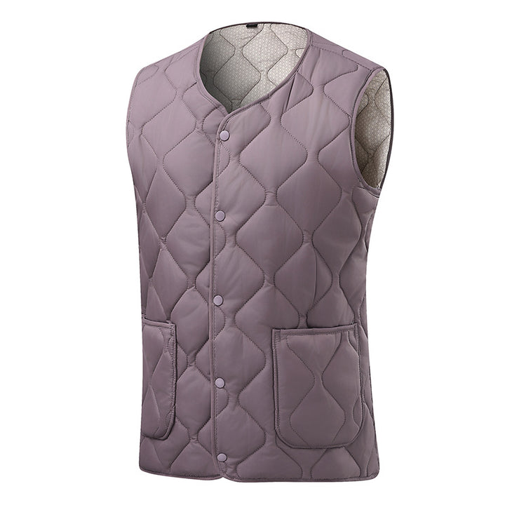 Ladies quilted gilet with large pockets and trendy cut Lune London