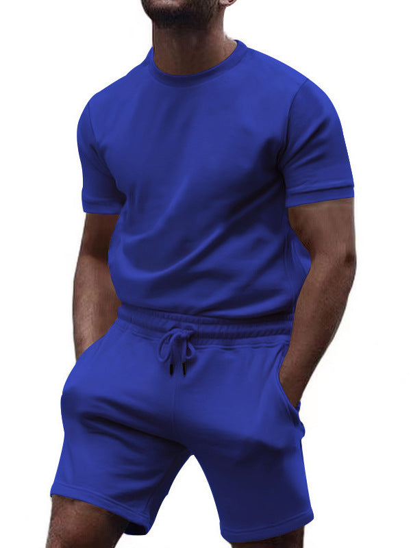 Short sleeve sports set for men with elastic waist Lune London