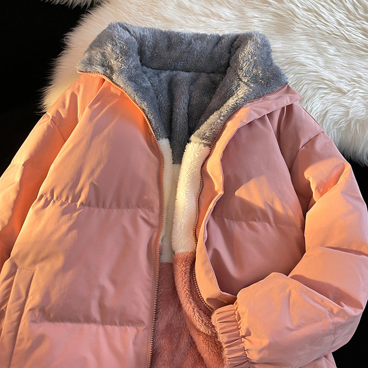 Women's down jacket with soft lining and high collar Lune London