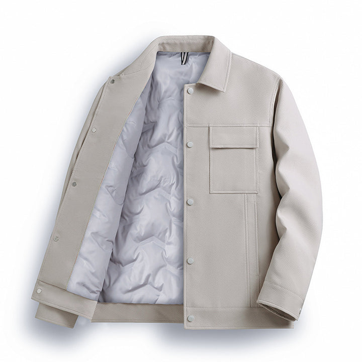 Trendy overshirt jacket for men with practical pocket design Lune London