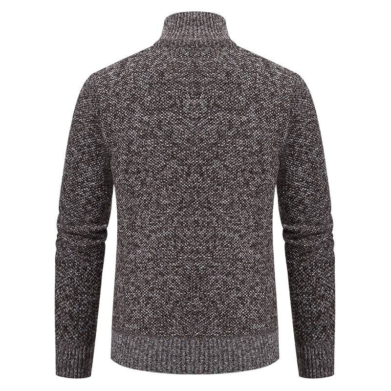 Men's knit jacket with a modern pattern and a slim fit Lune London