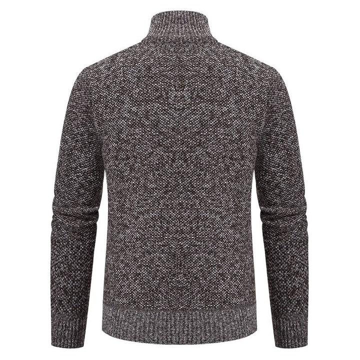 Men's knit jacket with a modern pattern and a slim fit Lune London