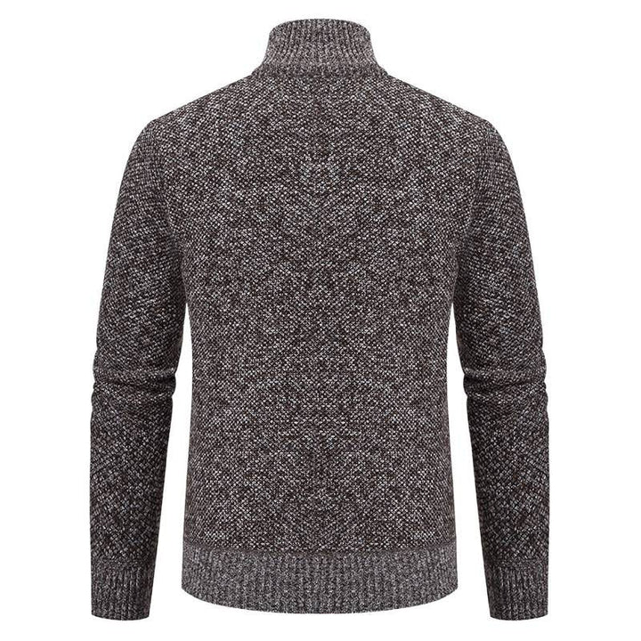 Men's Cardigan with Modern Pattern and Slim Fit Lune London