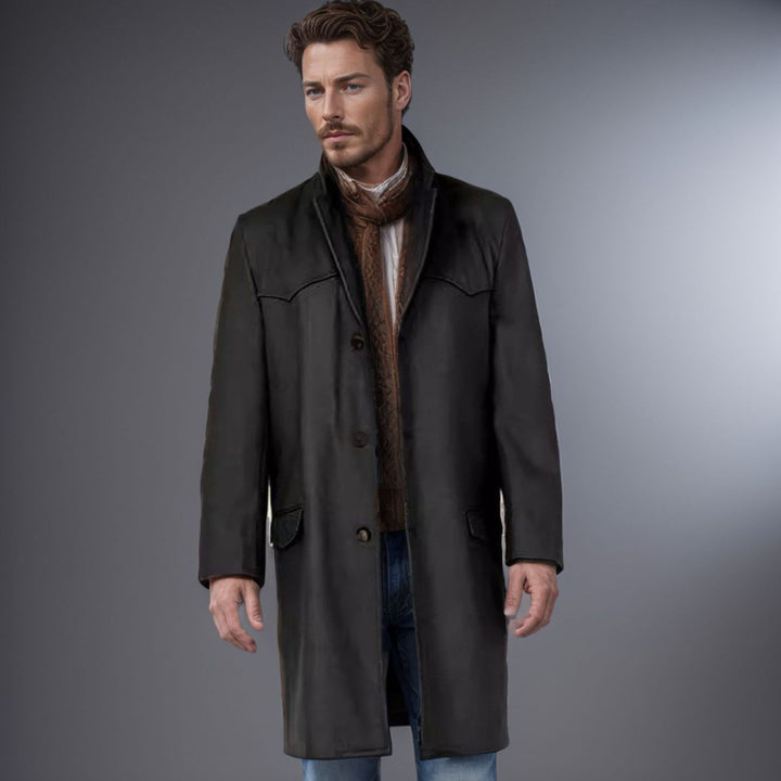 Classic long coat for men Lune London