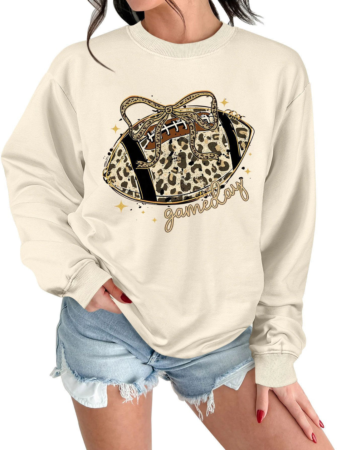 Sweat à capuche pour femmes avec motif sportif excitant et coupe décontractée Chic & Stil