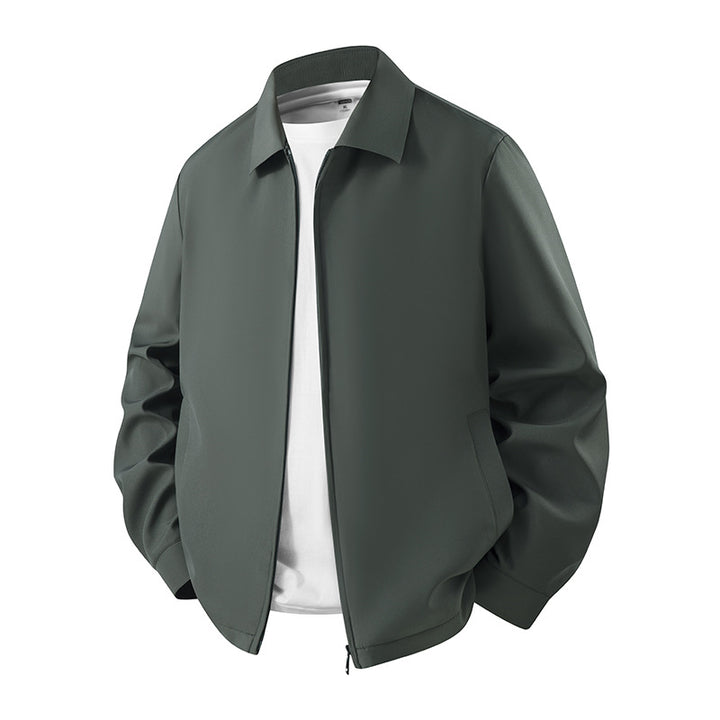 Casual transition jacket for men with lightweight insulating lining and practical side pockets Lune London