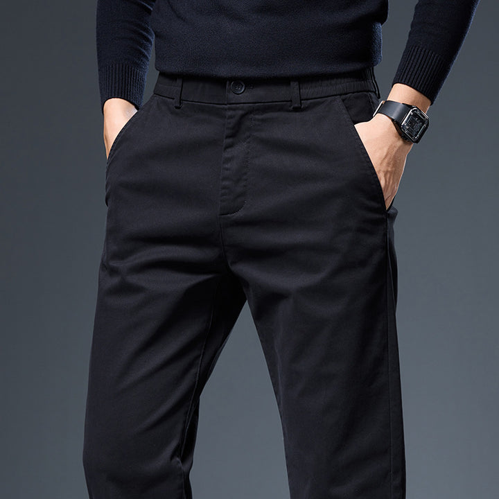 Chinos for men with a practical fit and an elastic waistband Lune London