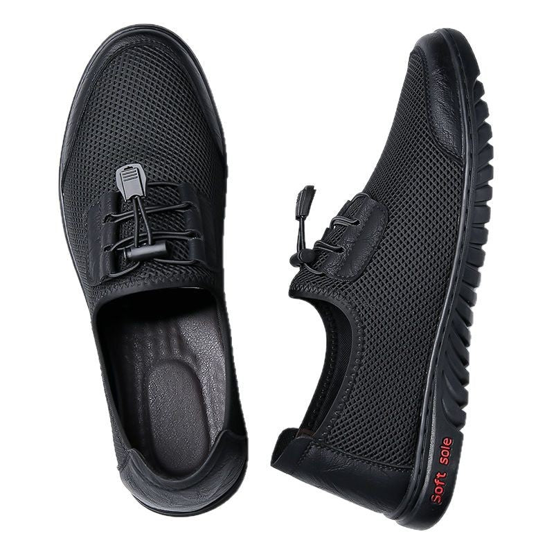 Men's Lightweight Breathable Mesh Slip-On Sneakers with Ergonomic Fit Lune London