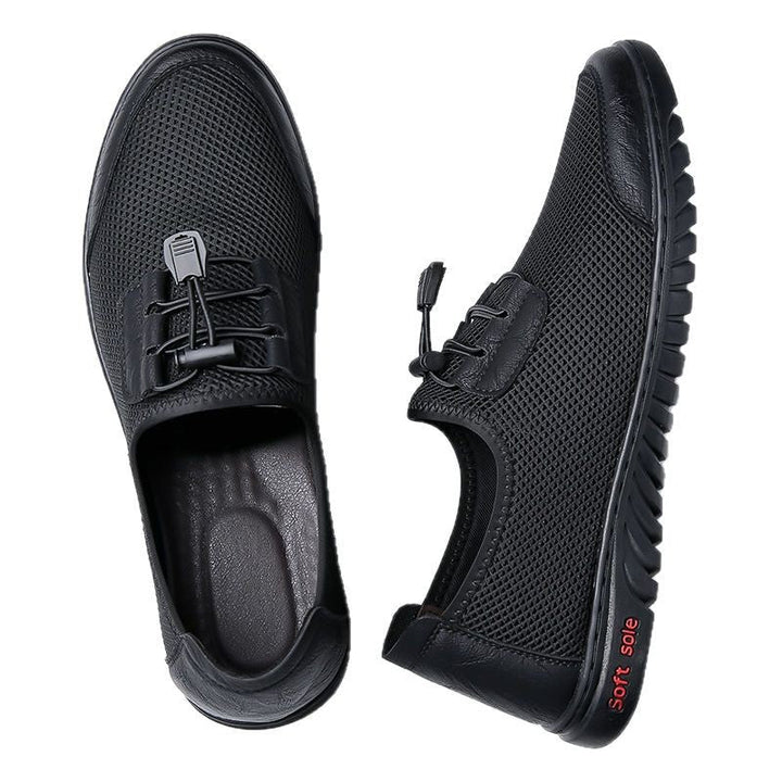 Men's Lightweight Breathable Mesh Slip-On Sneakers with Ergonomic Fit Lune London