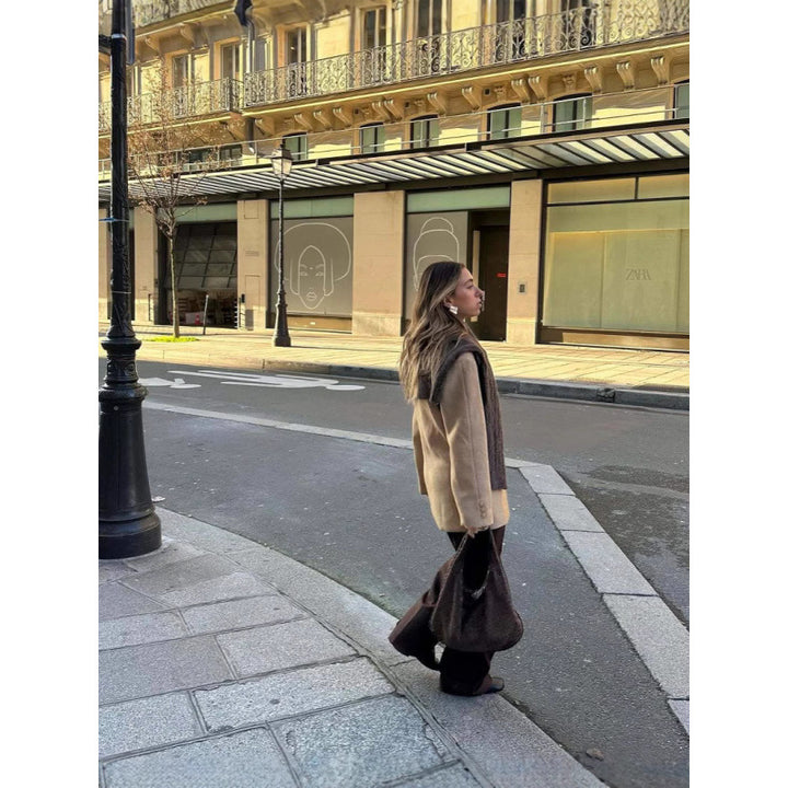Oversized blazer jacket for women with a trendy oversized design featuring chic and stylish accents