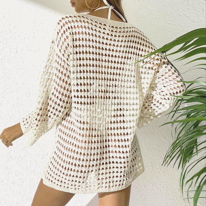 Lune London 1750920298 Women's Crochet Beach Tunic