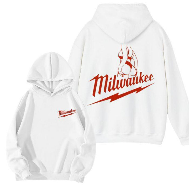 Women's hoodie with modern logo print and soft inner side Lune London