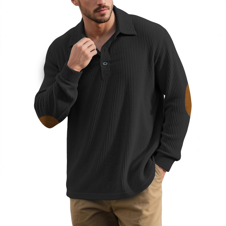 Men's Long Sleeve Polo Lune London
