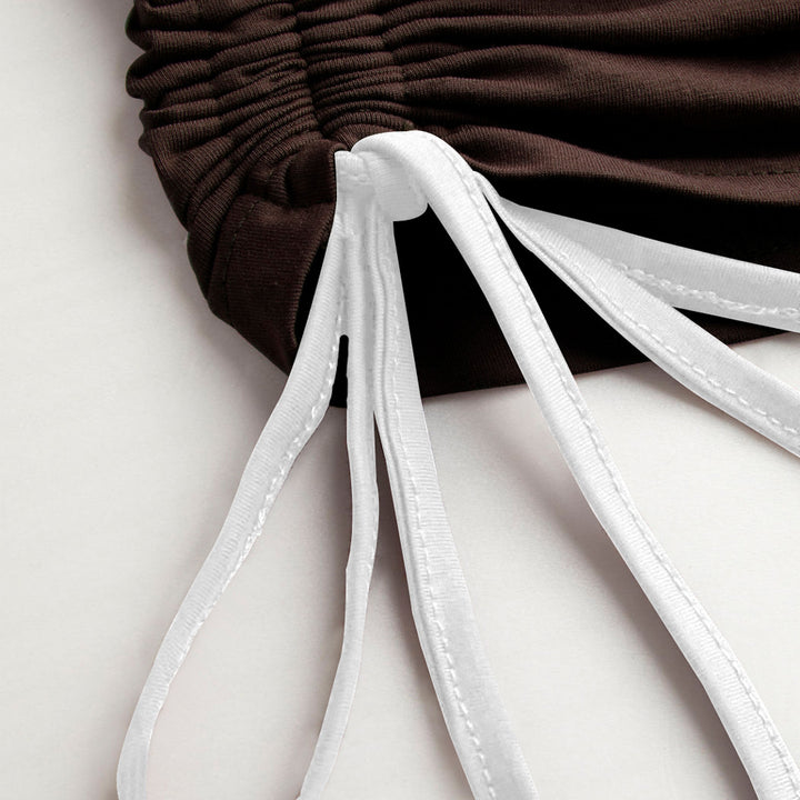 Chemisier à manches longues pour femmes avec double design et fronces Chic & Stil