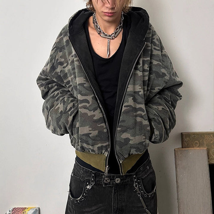 Casual utility jacket for women with hood and quilted details Lune London