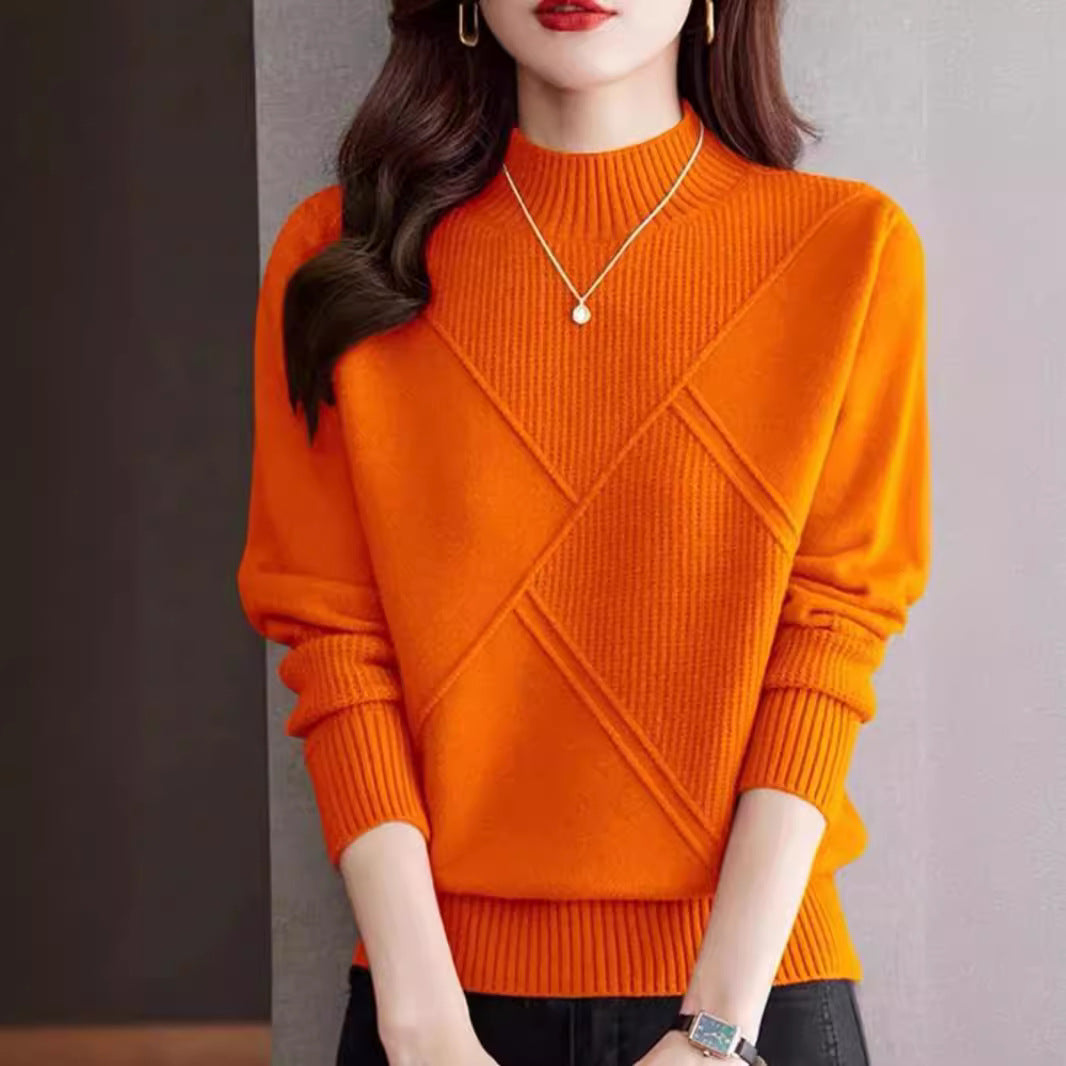 Elegant knitted sweater for ladies with a modern structured design Lune London