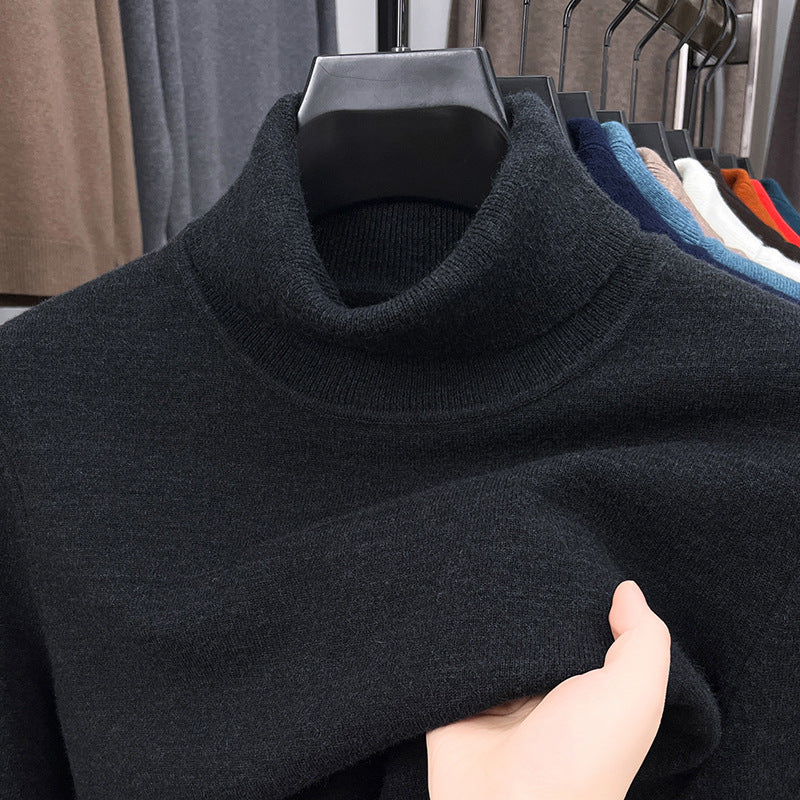 Lune London Women's Turtleneck Sweater in Fine Cotton Blend