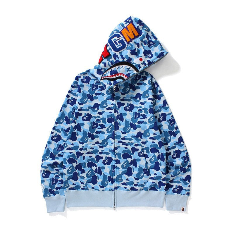 Women's hoodie jacket with modern camouflage design and high-quality cotton blend Lune London