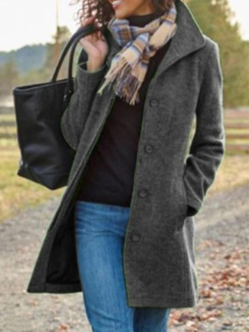 Women's Fashionable Wool Coat Lune London