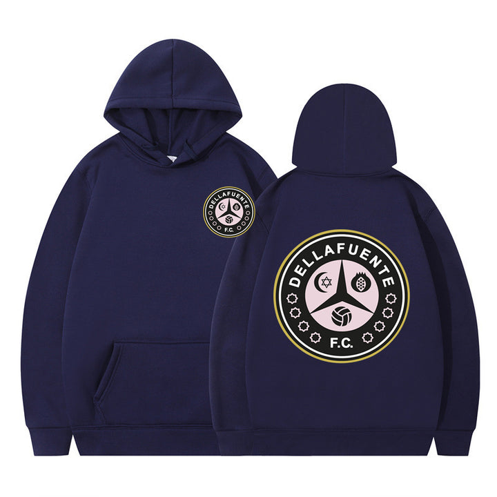 Women's hoodie with distinctive logo and soft fleece Lune London
